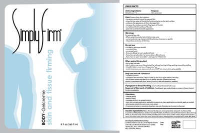 Label (Simply Firm Body)